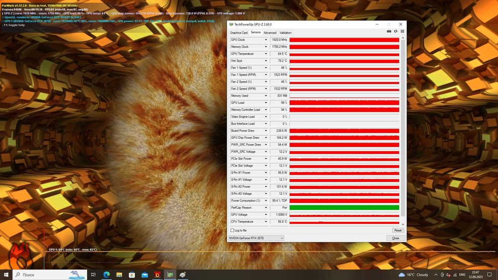 MSI RTX3070 Gaming X TRIO