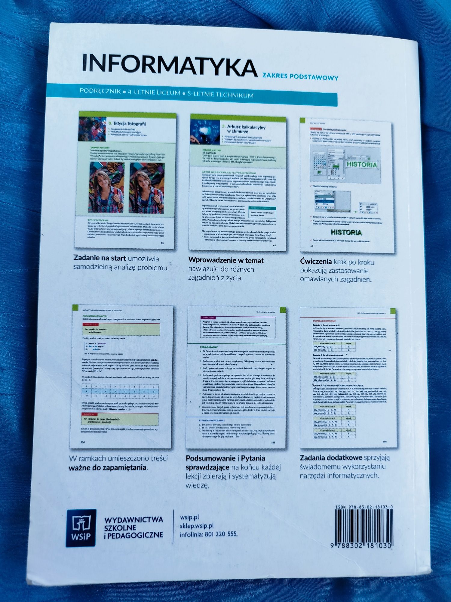 Książka do informatyki kl 1 liceum technikum