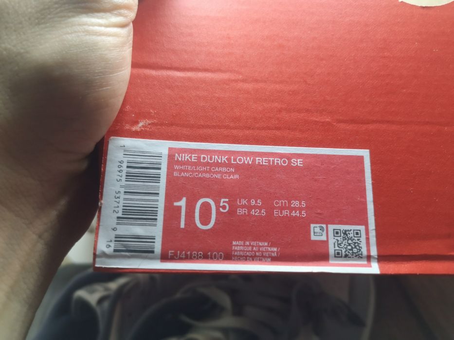 Buty Nike Dunk Low Retro Prm r44,5 / force / jordan / Air max