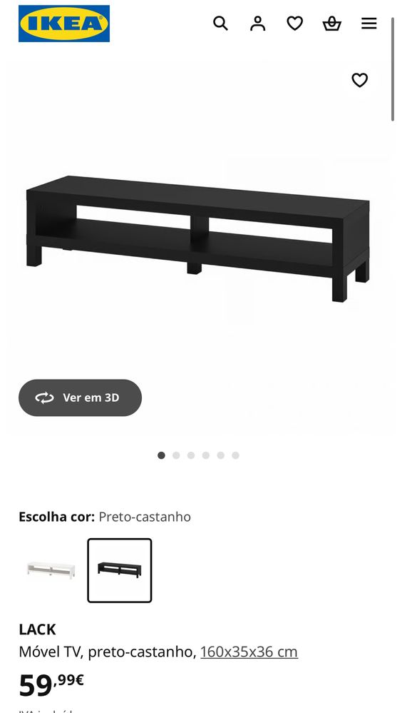 Movel TV - “LACK”  - Ikea