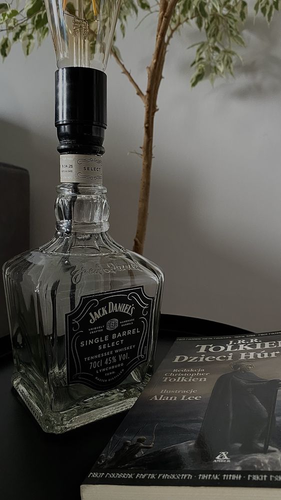 Lampka z butelki Jack Daniel’s Vintage Loft Industrial