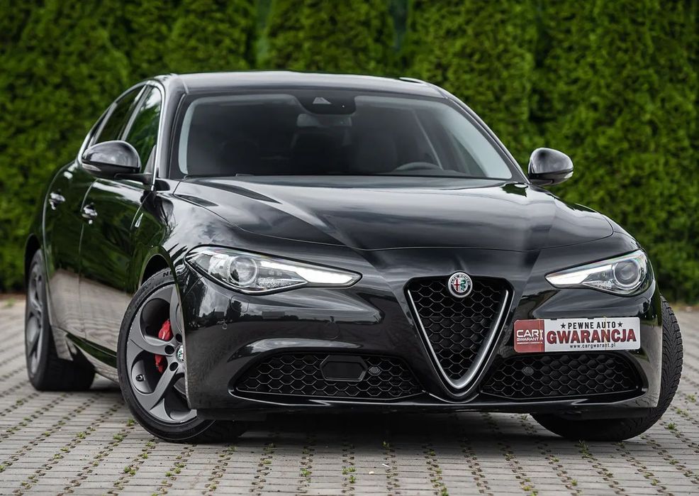 Alfa Romeo Giulia 2.2D 180Ps Ledy Skora Bixenon Navi 1 właściciel BEZWYPADKOWA