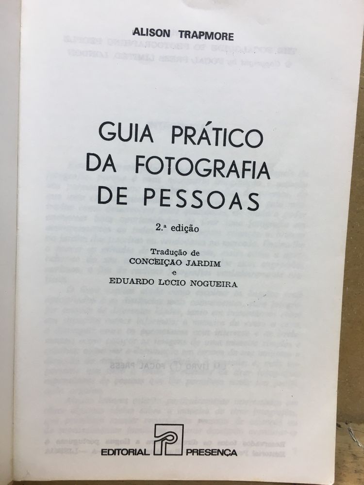 Guia Pratico da Fotografia de Pessoas