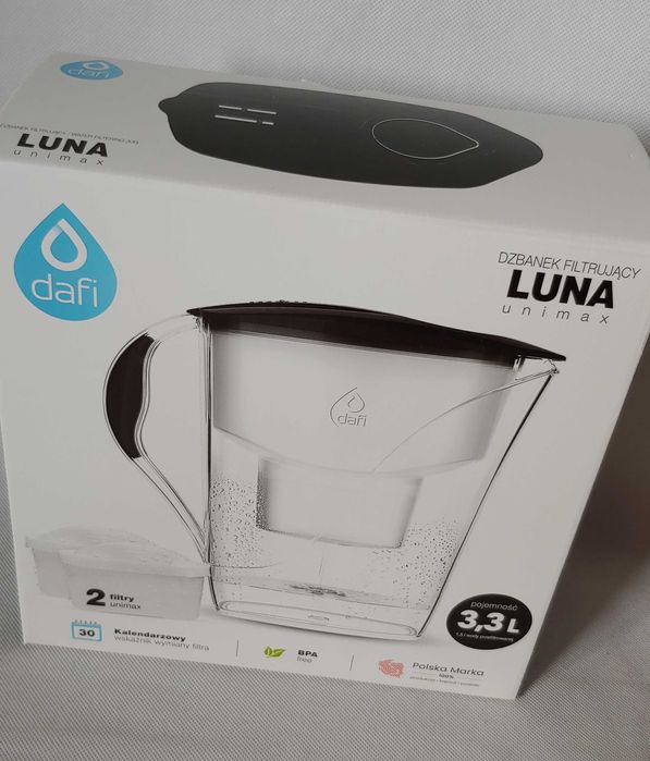 Dzbanek filtrujący Dafi LUNA 3,3 l + 2 wkłady Unimax