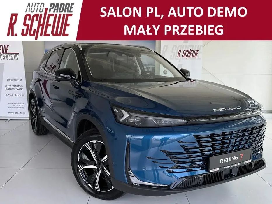 BAIC 7 mały przebieg, panorama, kamery 360, skóra wentylacja