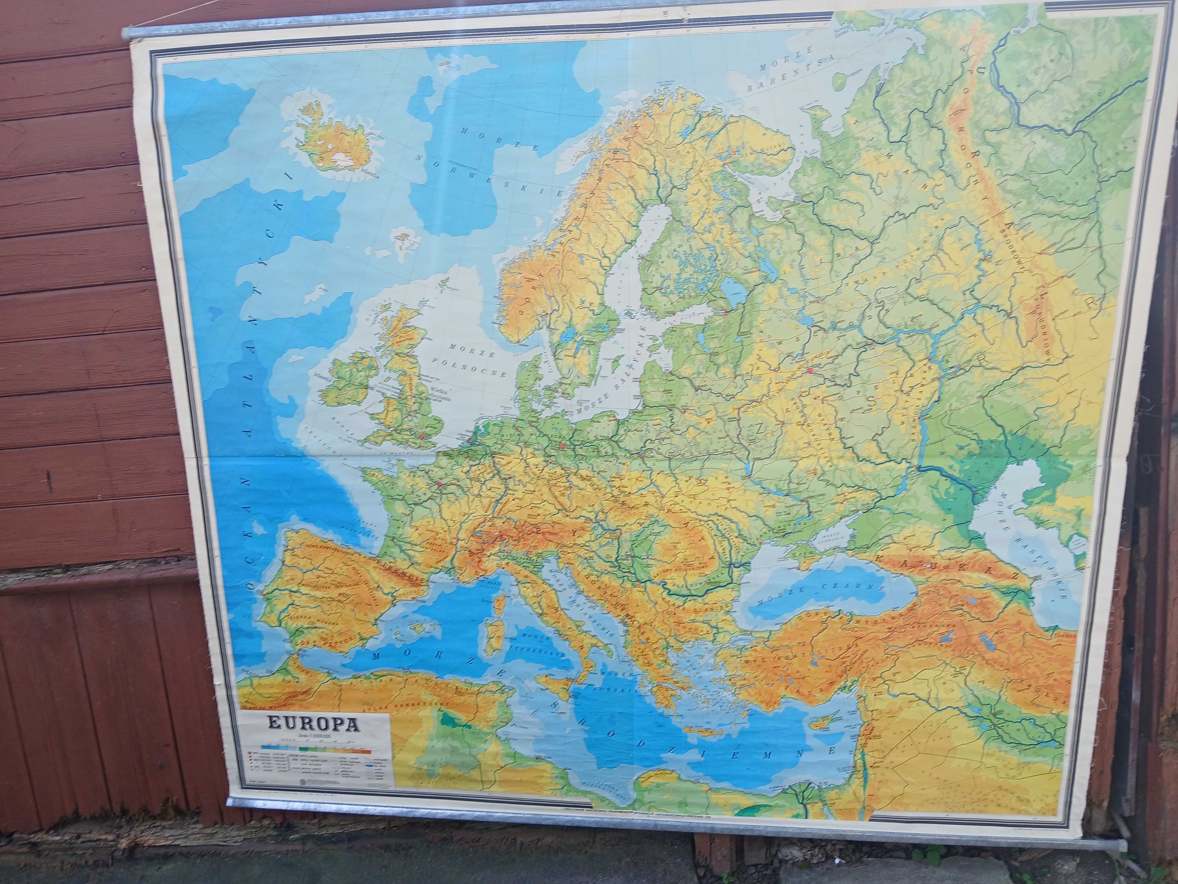 Mapa szkolna plotno
