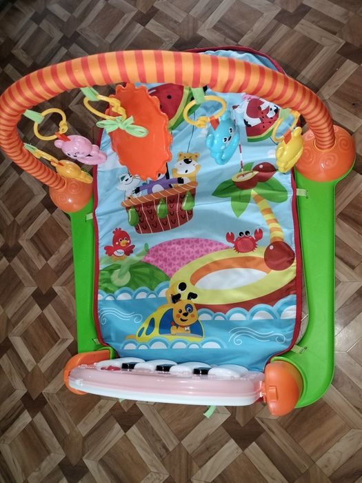 Дитячий розвиваючий музичний килимок BABA I MAMA