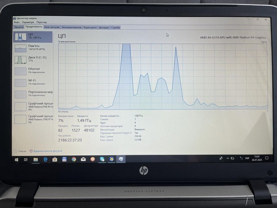 Ноутбук HP pavilion