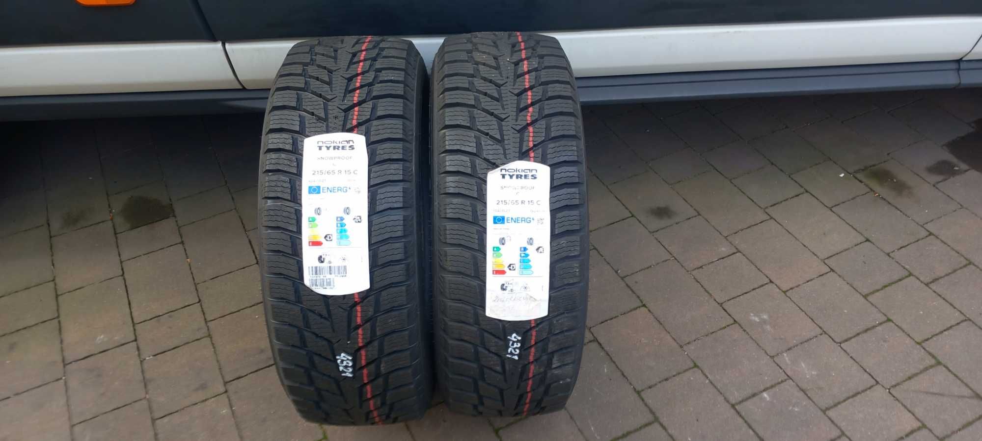 Nowe opony zimowe 2x NOKIAN TYRES 215/65R15C 104/102T