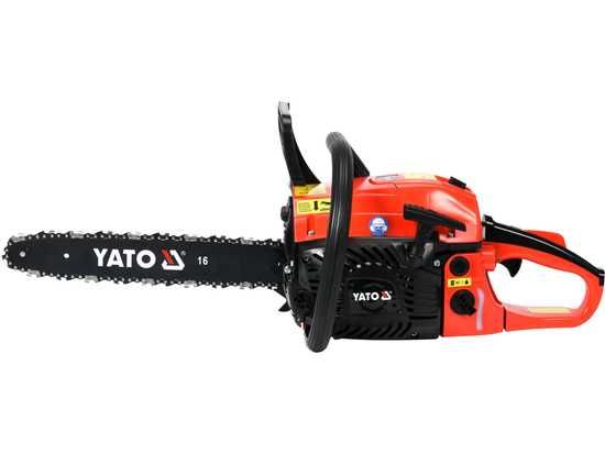 Бензопила ланцюгова YATO 45,1 см³ 1,8 кВт шина 36 см YT-84901 Польща