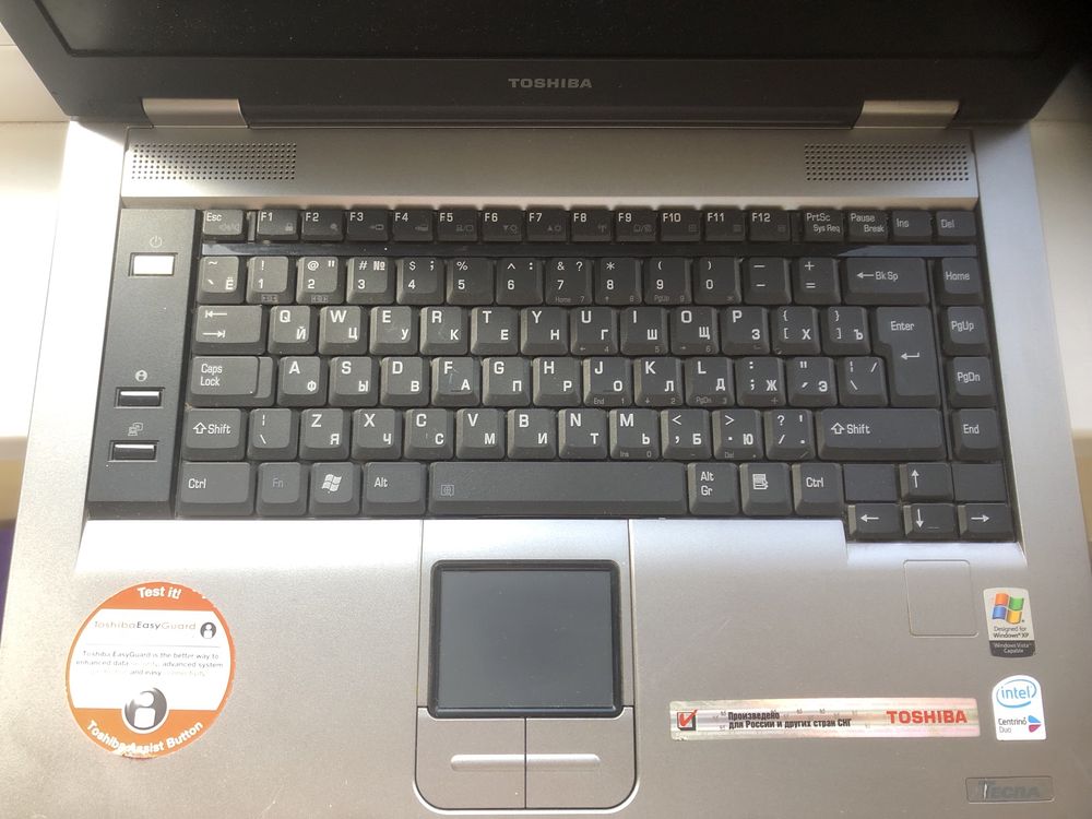 Ноутбук Toshiba Tecra A8 (Core2 Duo T5500 (1,66Ghz)/512Mb/80Gb/DVD)