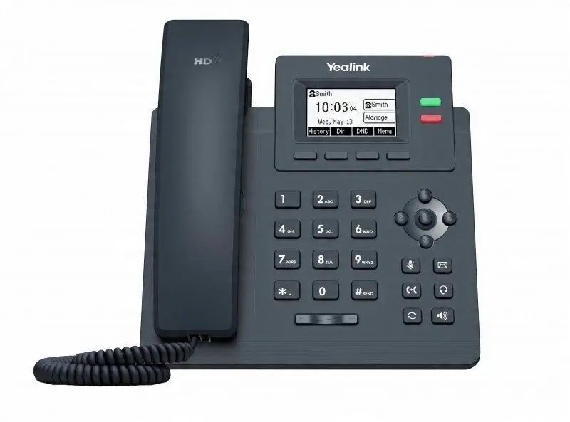 yealink telefon sip-t31 obsługa 2 kont voip wyświetlacz lcd rj-45