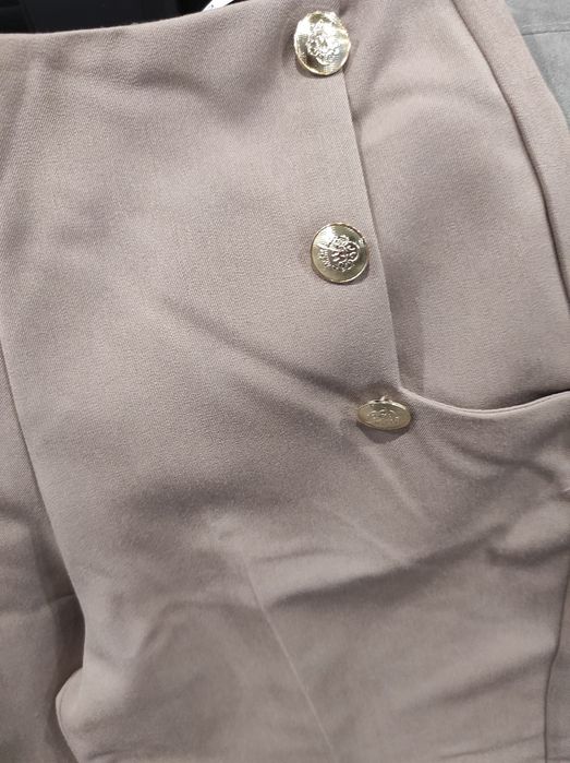 Spodnie damskie taupe rozmiar S