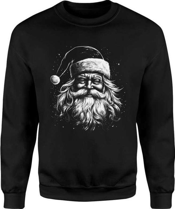 Bluza męska Święty Mikołaj Świąteczna z brodą nowa rozm. XL