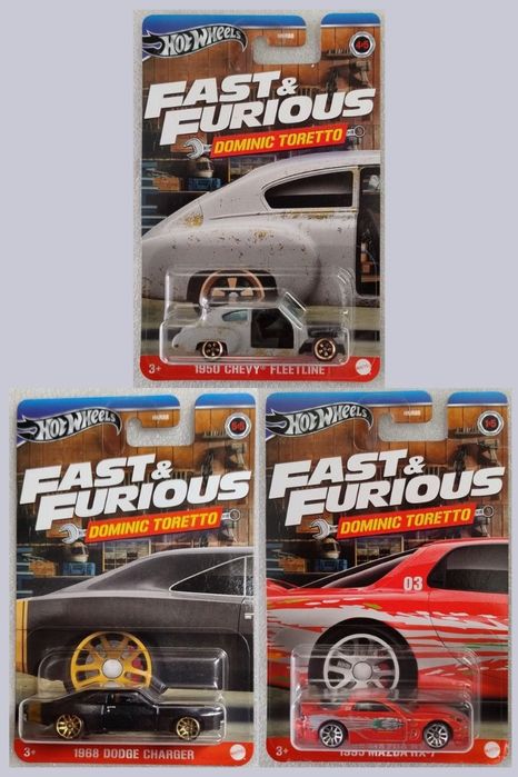 Машинки Hot Wheels спецсерія Форсаж Fast&Furious #Main2