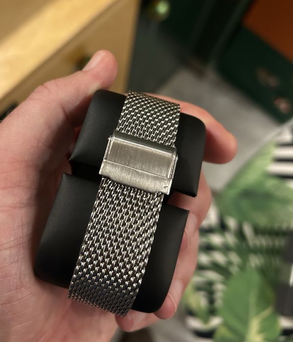 Zegarek męski automat Zeppelin LZ 127 mesh super stan