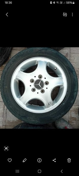 Alufelgi 15 cali Mercedes 5x112 + opony