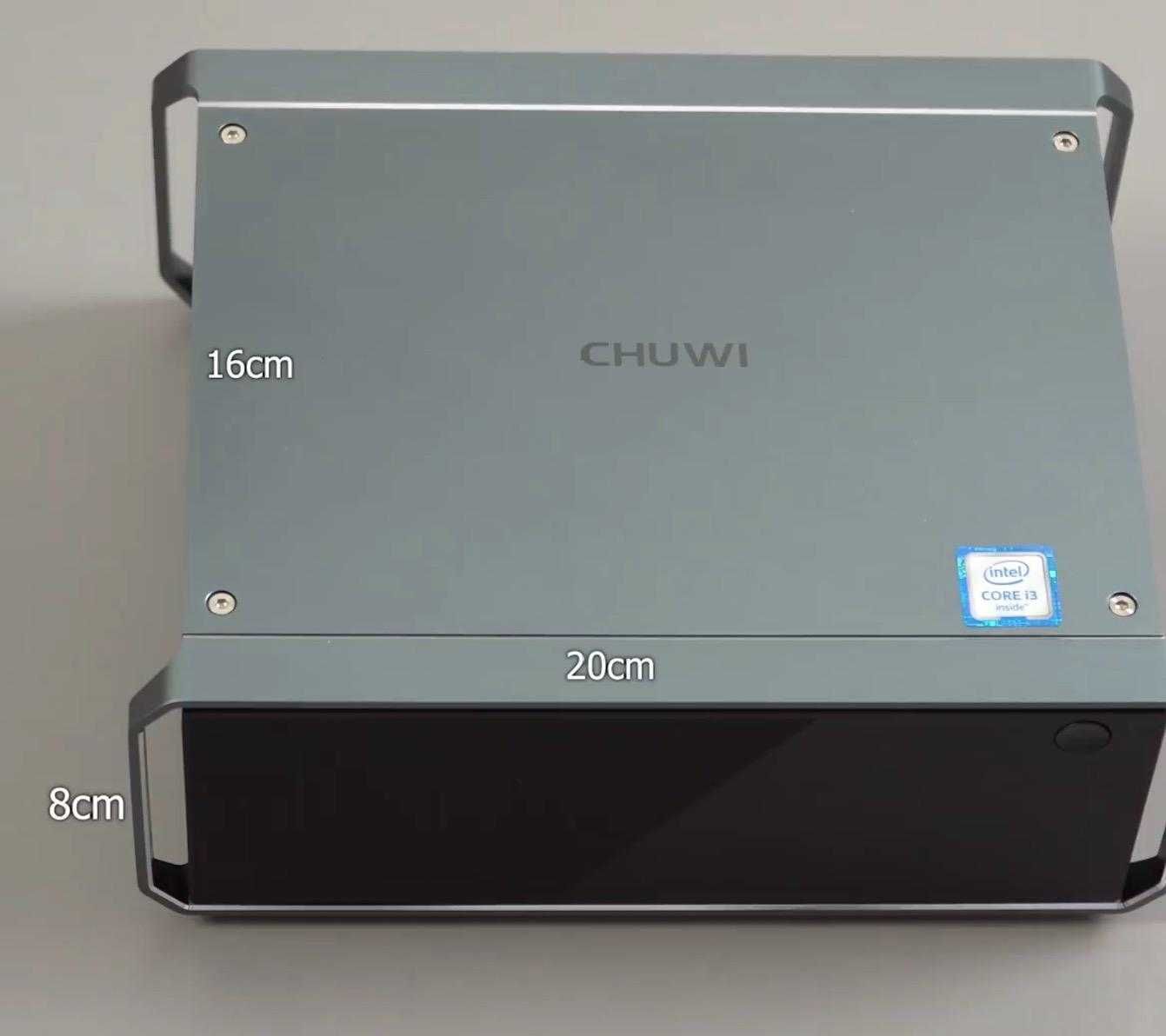 CHUWI CoreBox PC 16GB LPDDR5 RAM 512GB SSD Intel 12th Gen i3-1215U