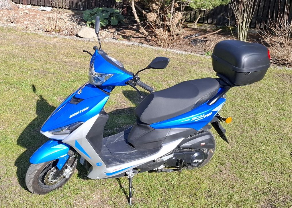Skuter Barton Scalpel 50ccm, 2020 rok, niecałe 400 km