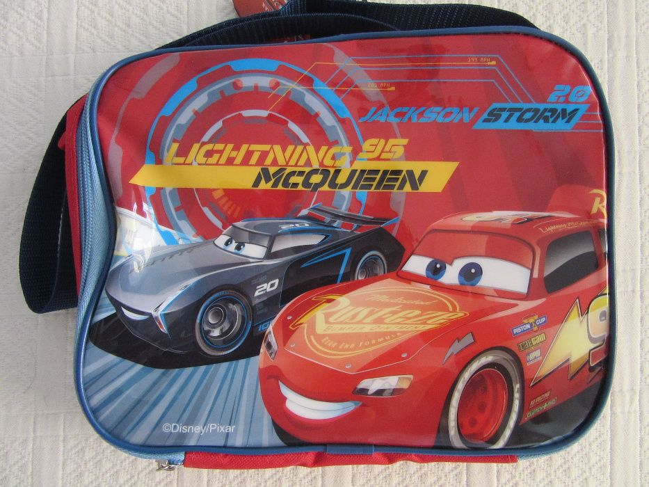 lancheira térmica - patrulha para, faisca mcqueen