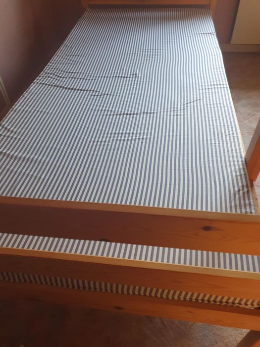 Łóżko Piętrowe Sosnowe