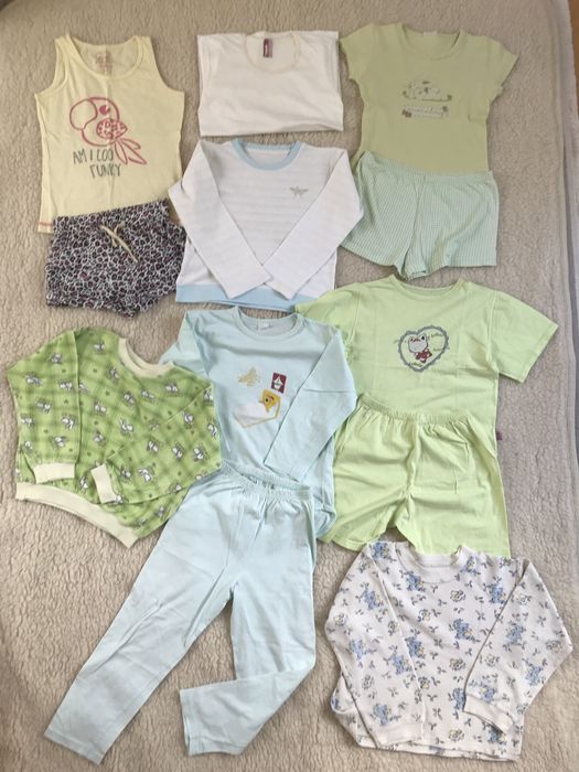 Mega paka ubranek dziecięcych dla dziewczynki 7-8 lat, vintage markowe