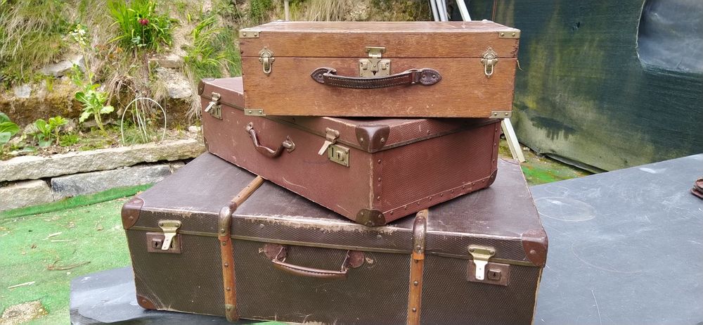 Três malas de viagem