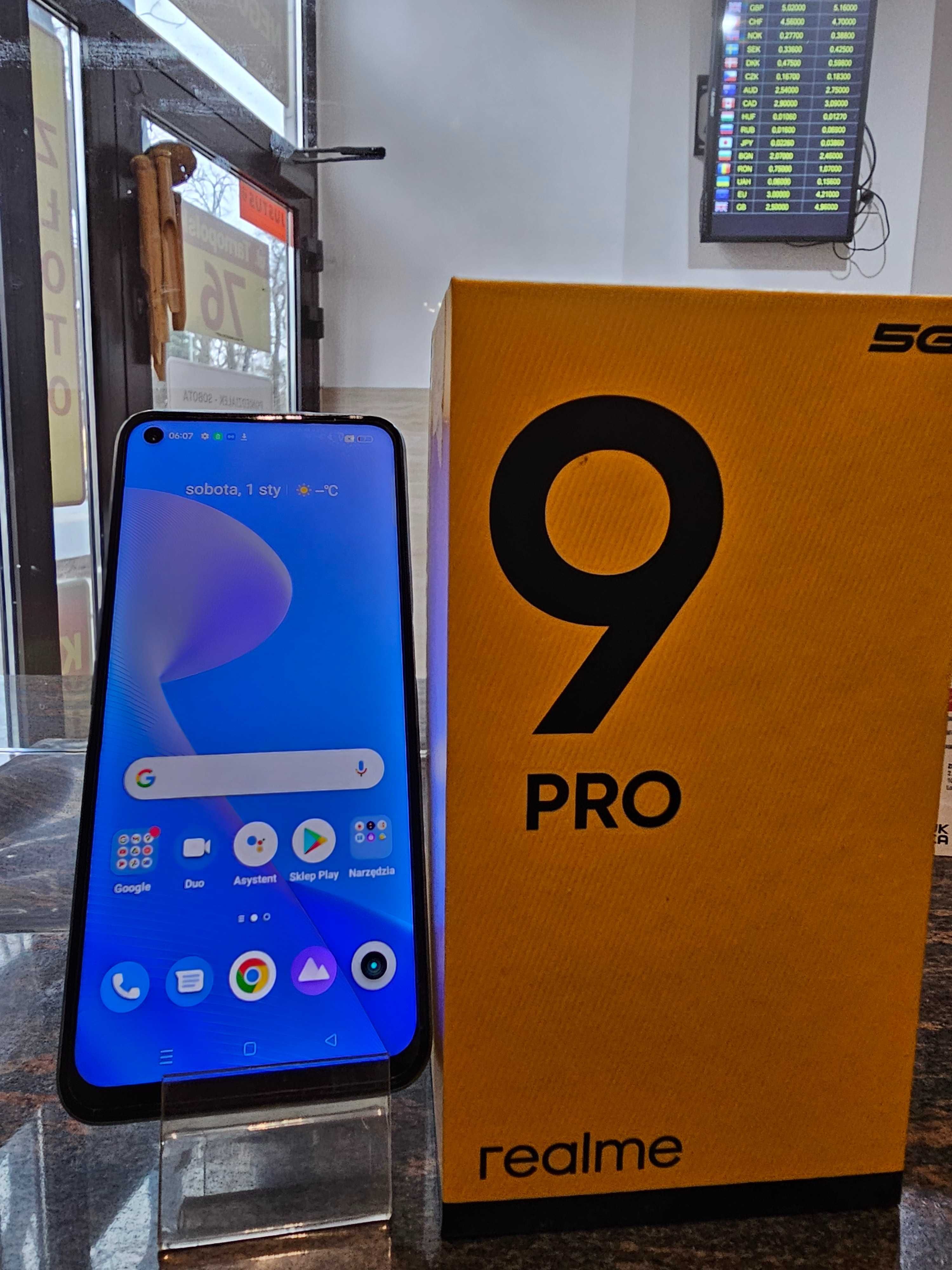 (5397/23) Relame 9 Pro 5G 6/128GB +Pudełko