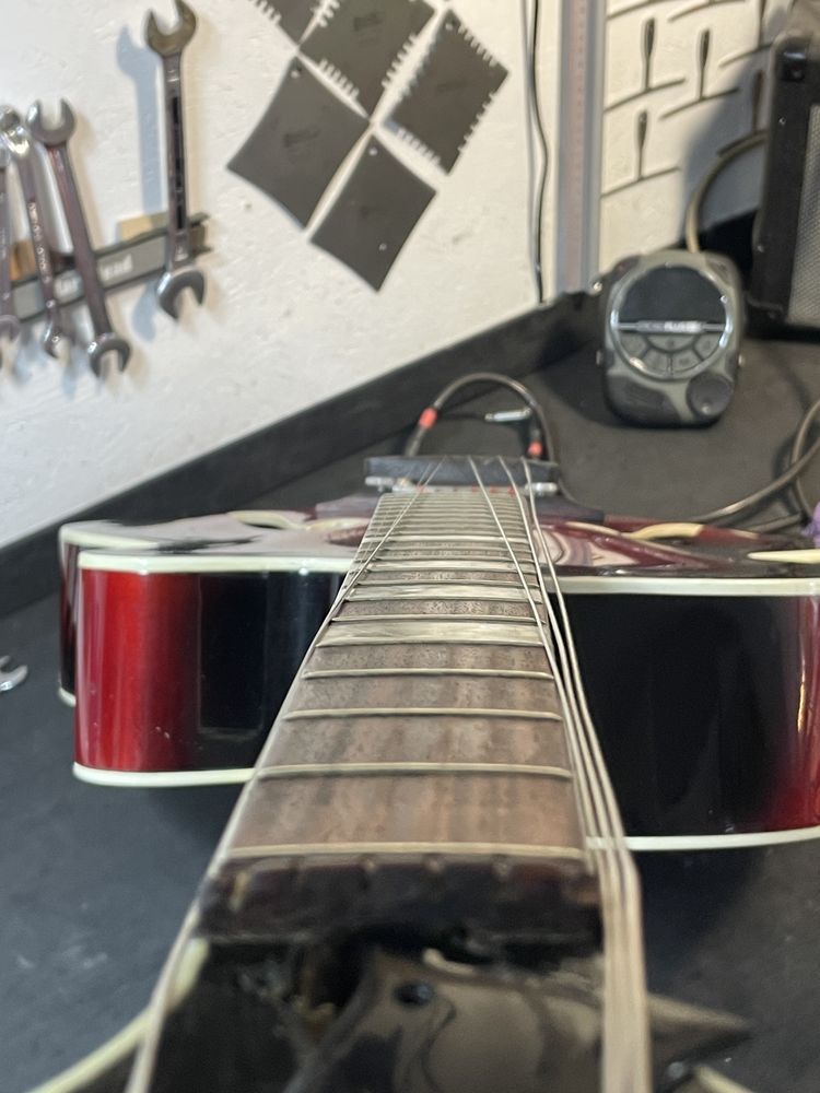 Gitara akustyczna jazzowa framus bdb stan dobre brzmienie klasyk