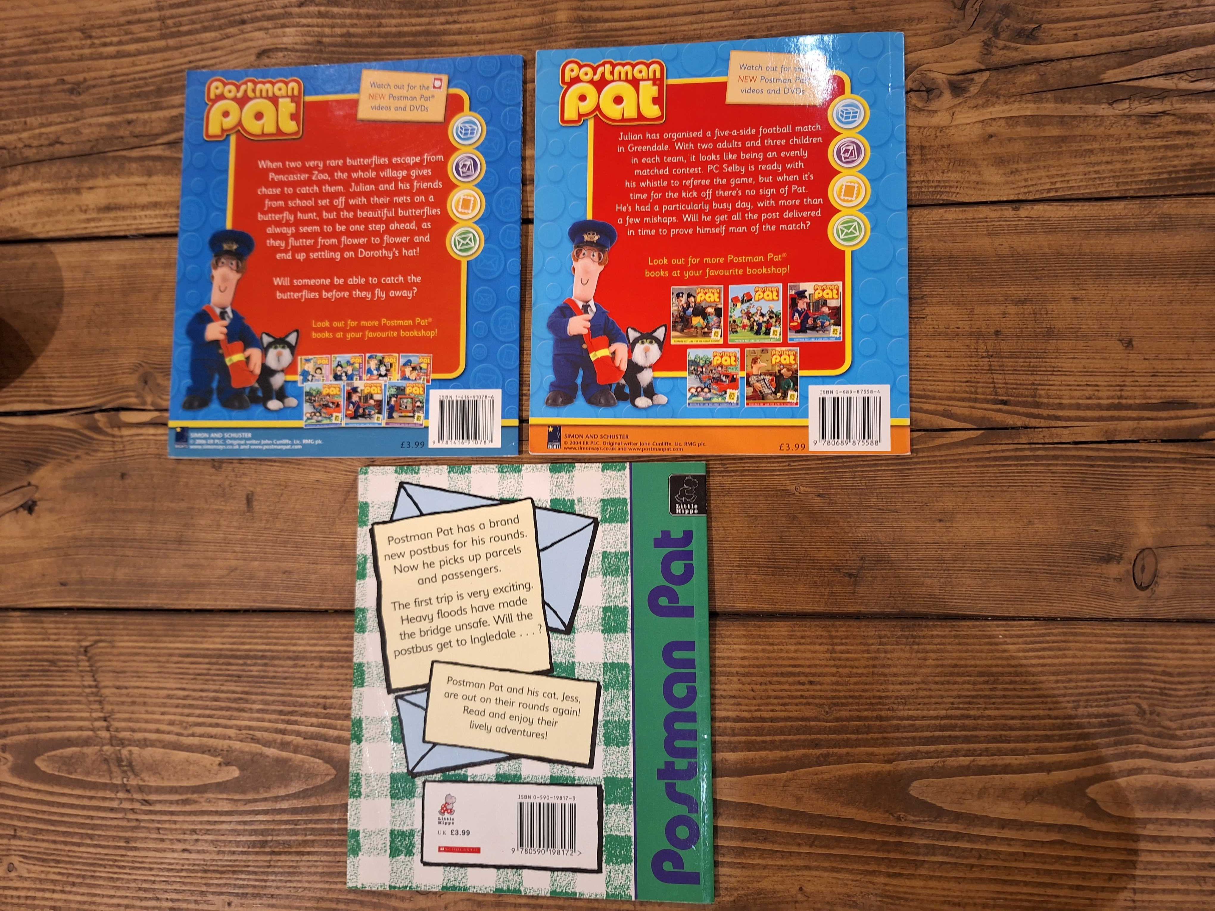 POSTMAN PAT ksiazeczki wersja angielska