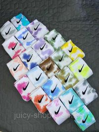 Носки Найк тайдай разноцветные/Nike высокие носки/ tie-dye Nike socks