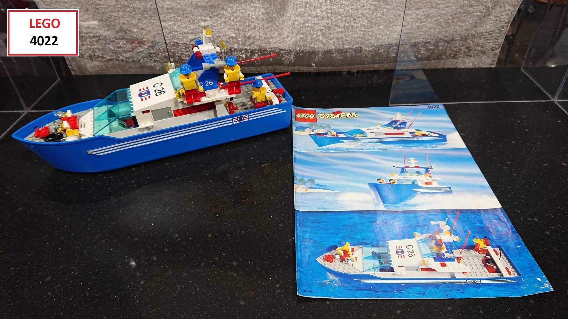 LEGO Barcos Flutuáveis: 4030; 4031; 4022; 4011; 4021; 4020; 4005; 4002