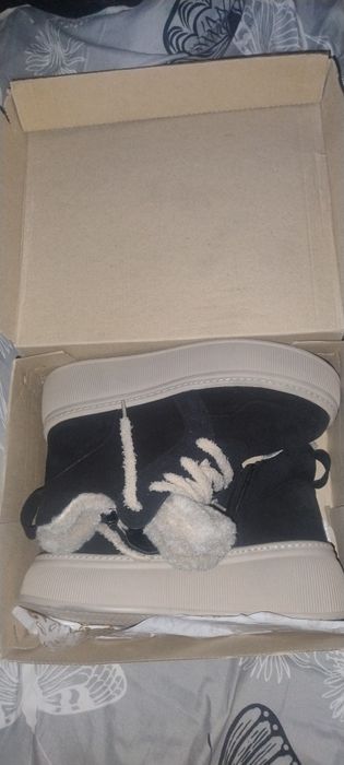 Зимние натур ботинки