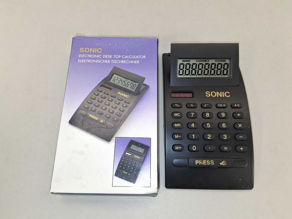 N138 Kalkulator Biurkowy Sonic Elektroniczny 8 Cyfrowy Nowy