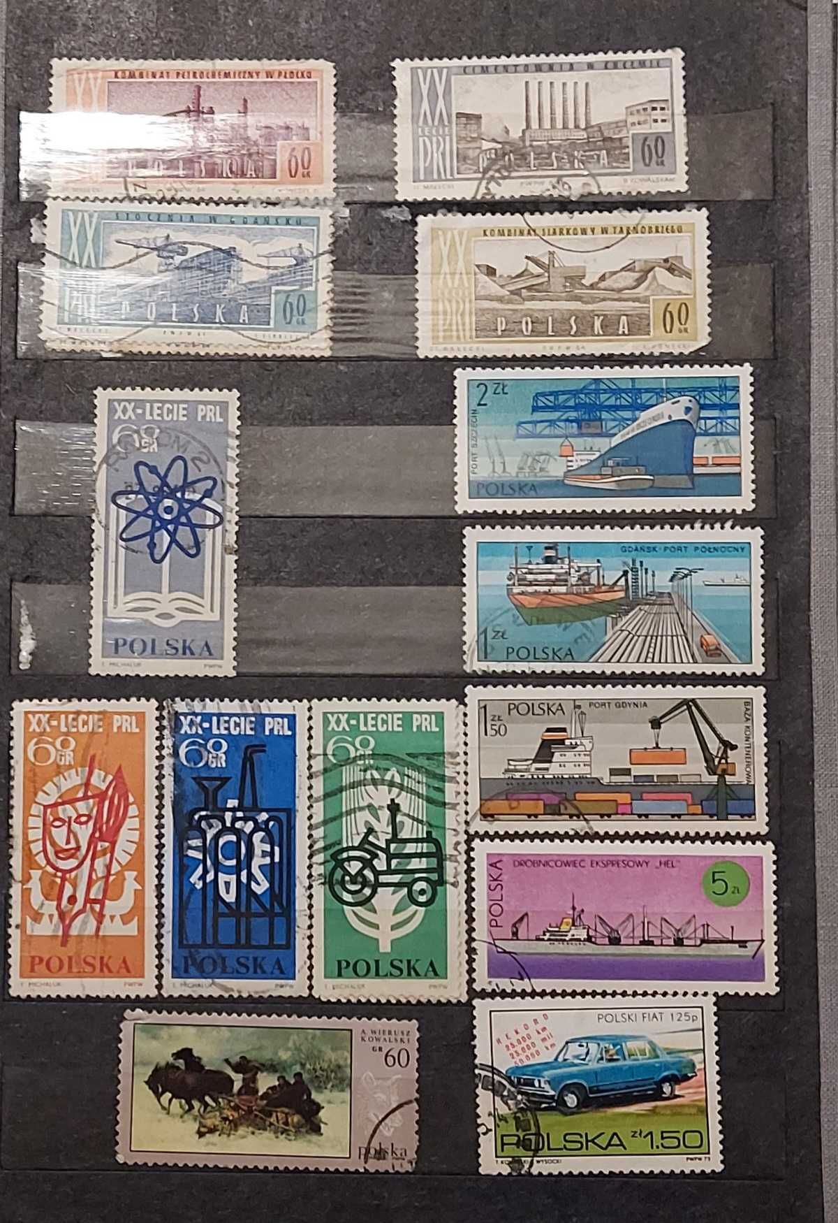Znaczki pocztowe polskie głównie lata 70
