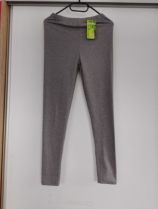 Szare leginsy klasyczne długie 44/46 2xl/3xl