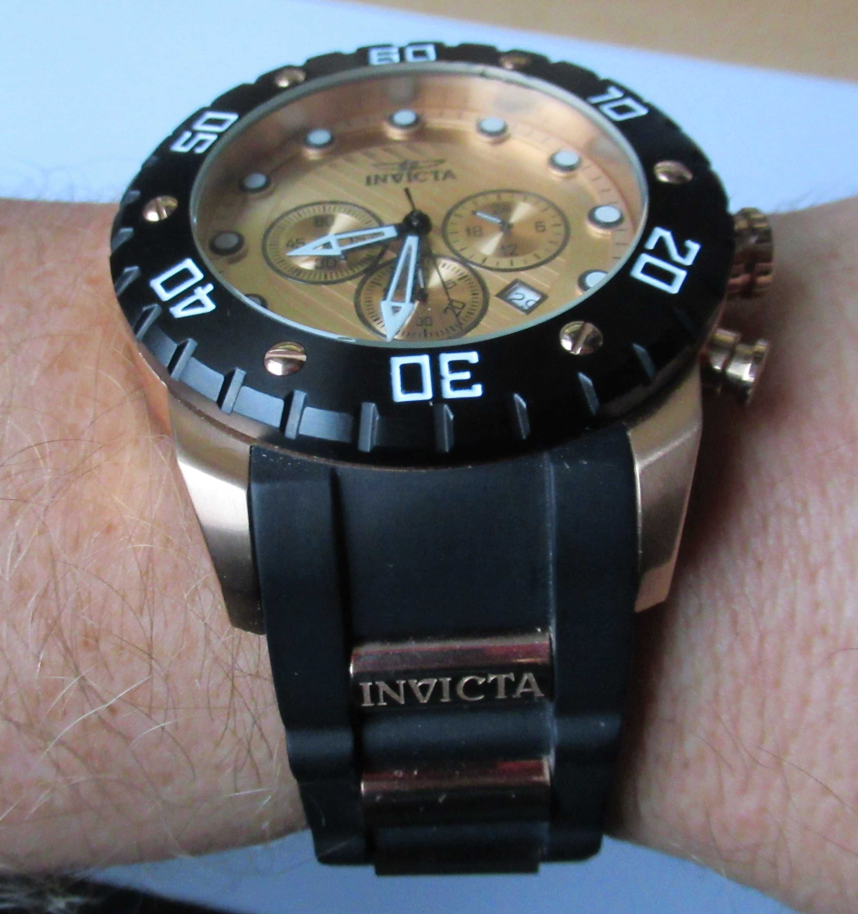 zegarek diver invicta pro diver duża  50 mm chronograph