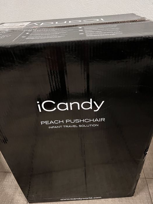 iCandy Rosa Carrinho de Bebé com todos os acessórios