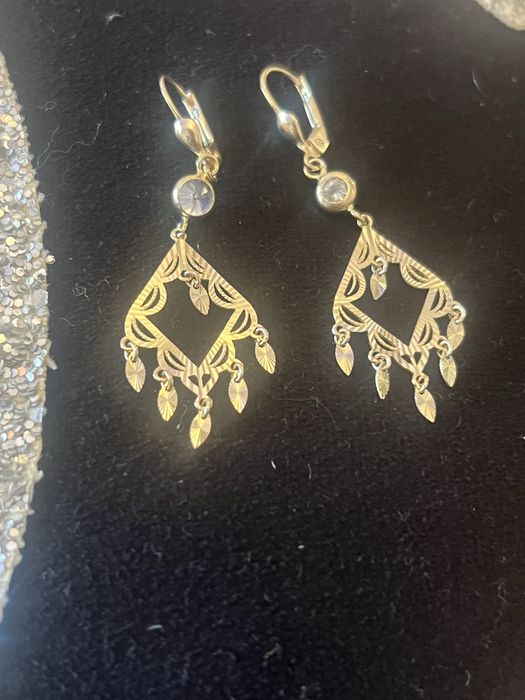 Kolczyku cyganskie zloto 585