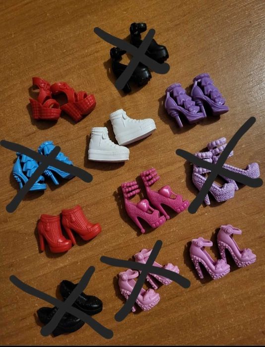 Akcesoria dla lalek barbie buty