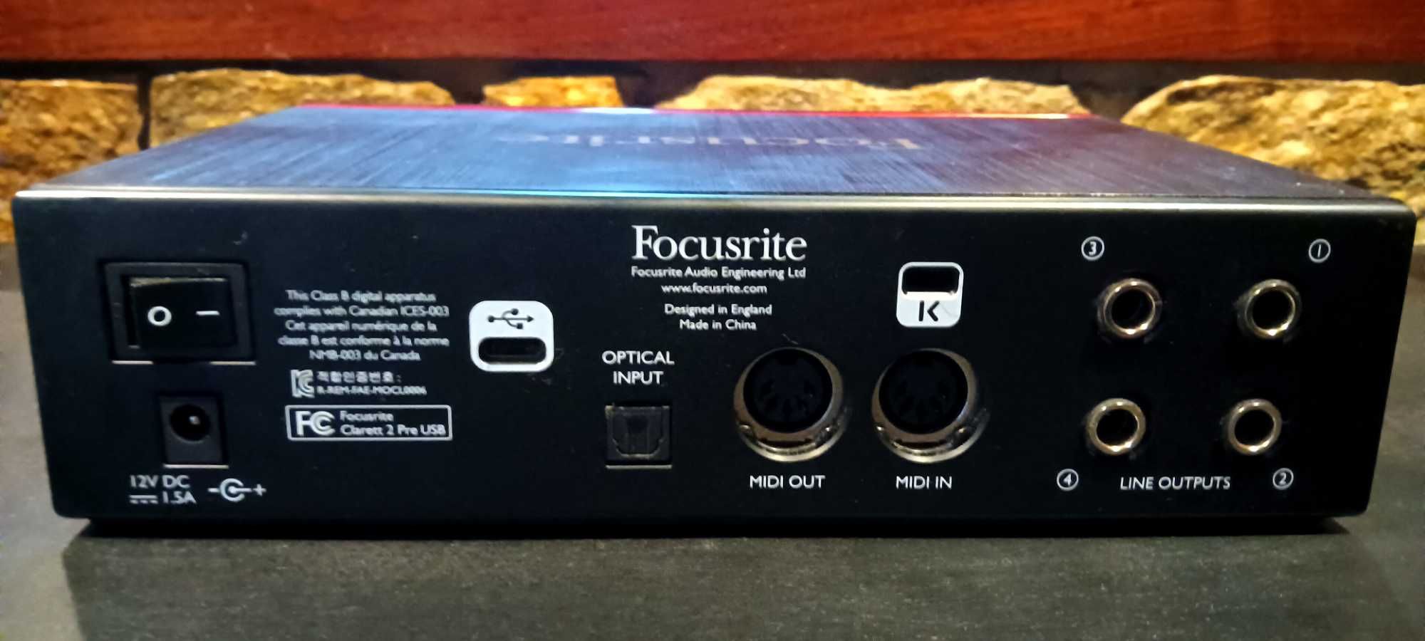 Focusrite Clarett 2 Pre audio interface