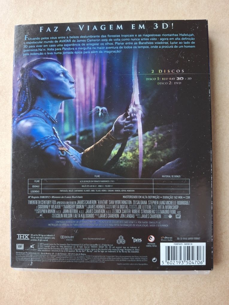 Filme Avatar Blu-Ray 3D