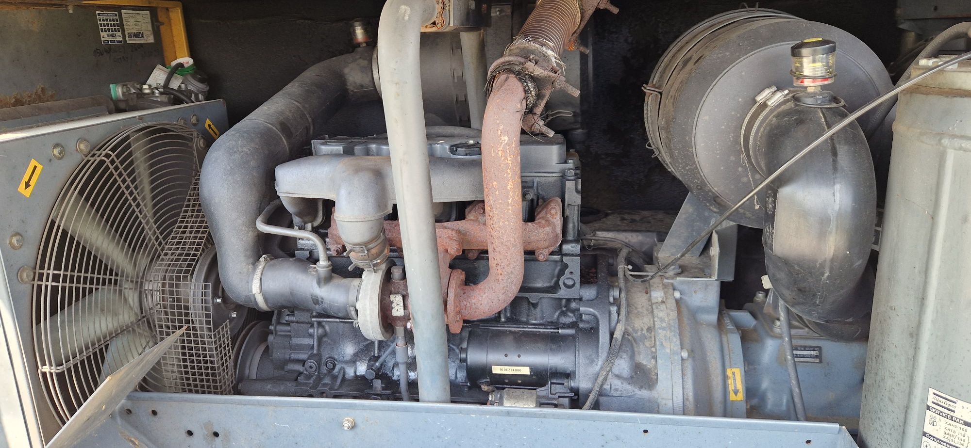 Kompresor sprężarka xas 136dd atlas copko 7bar