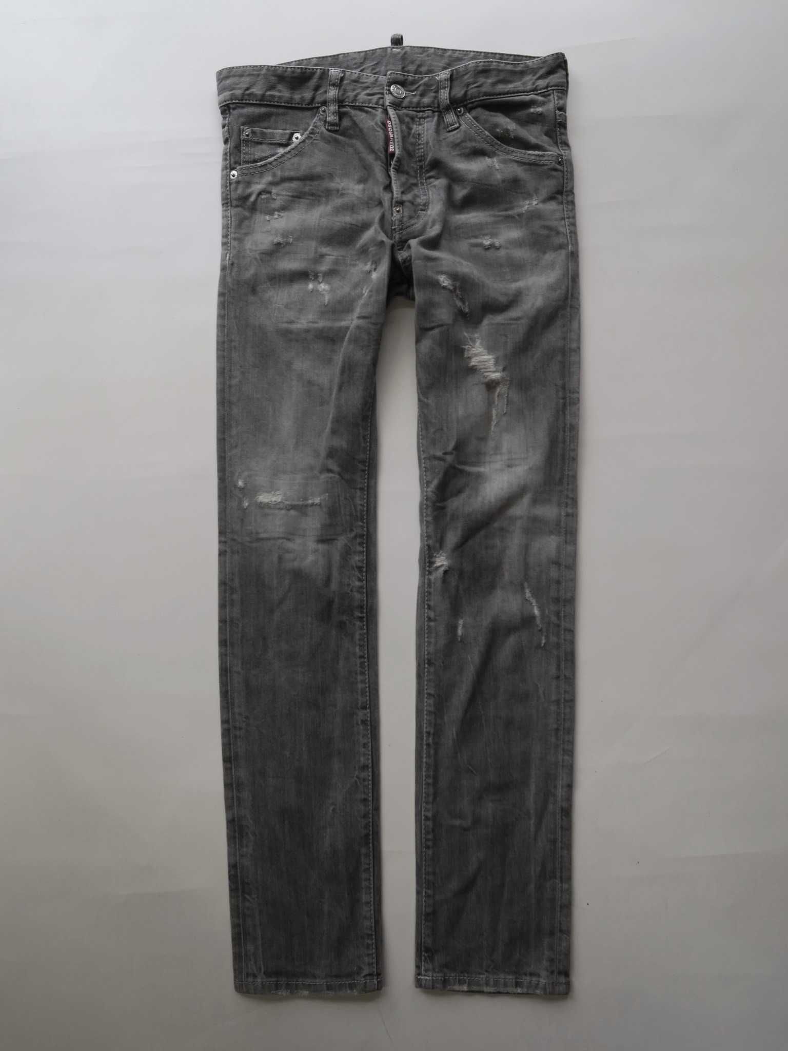 Dsquared2 spodnie jeansy skinny XS