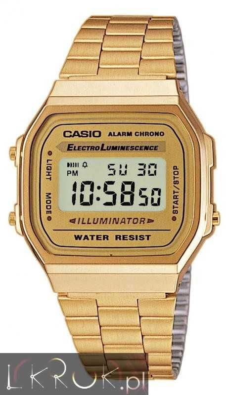 Retro CASIO - A168WG-9EF - 3 lata gwarancji - LKRUK.PL