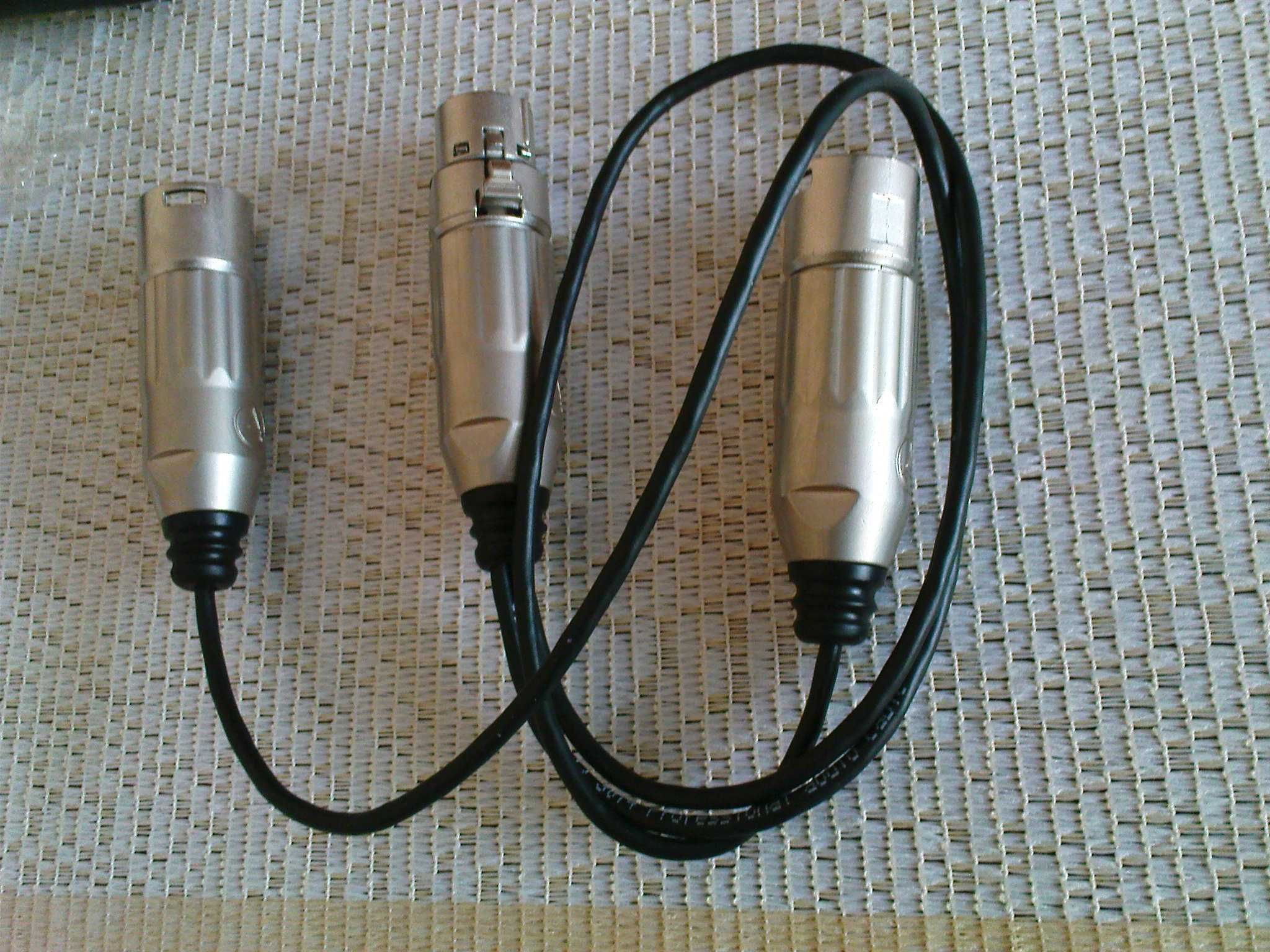 Nowy kabel mikrofonowy stereo do profesjonalnej kamery XLR5 na 2x XLR3