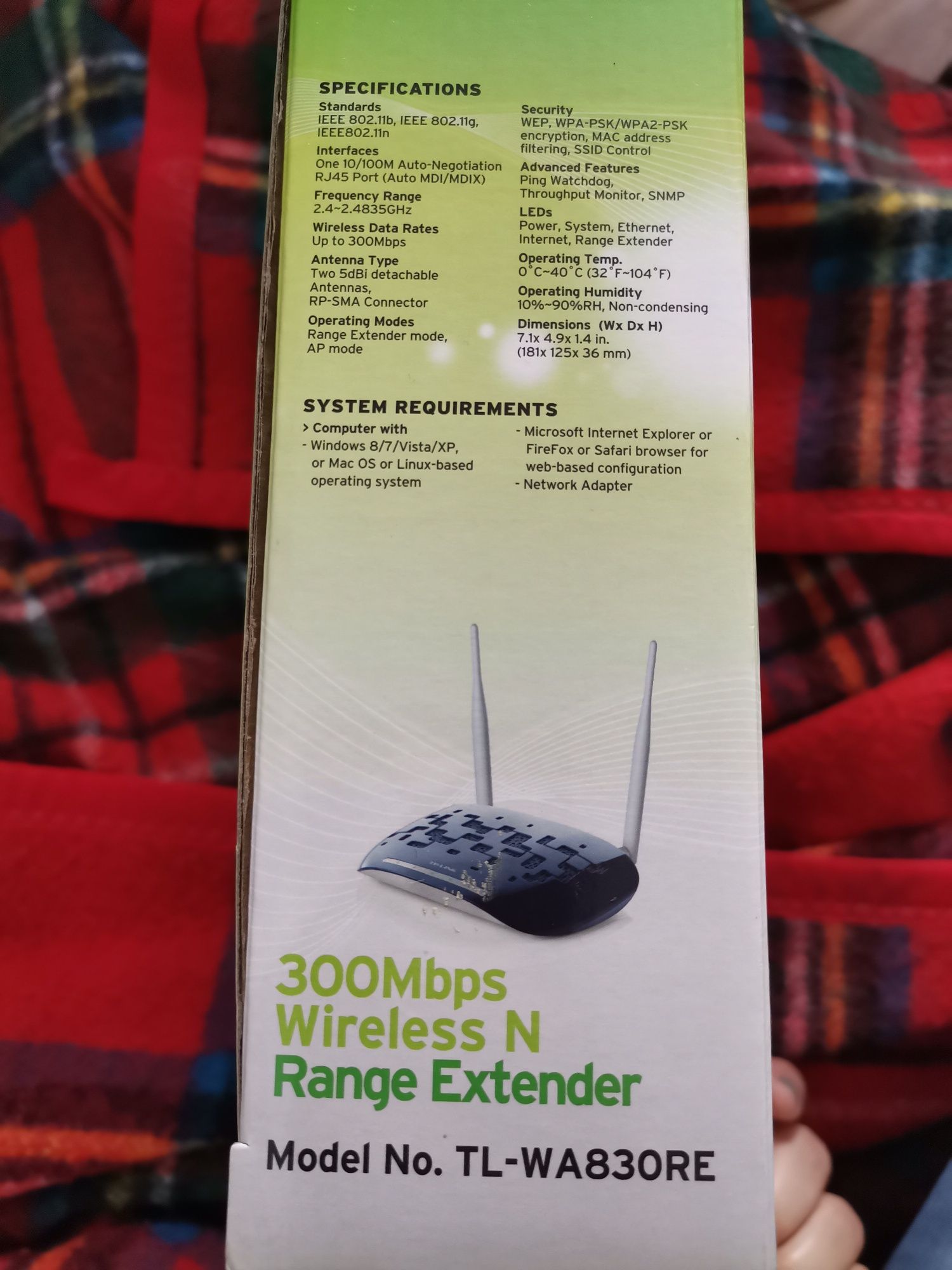 TP-LINK 300Mbps Wireless N Range Extender