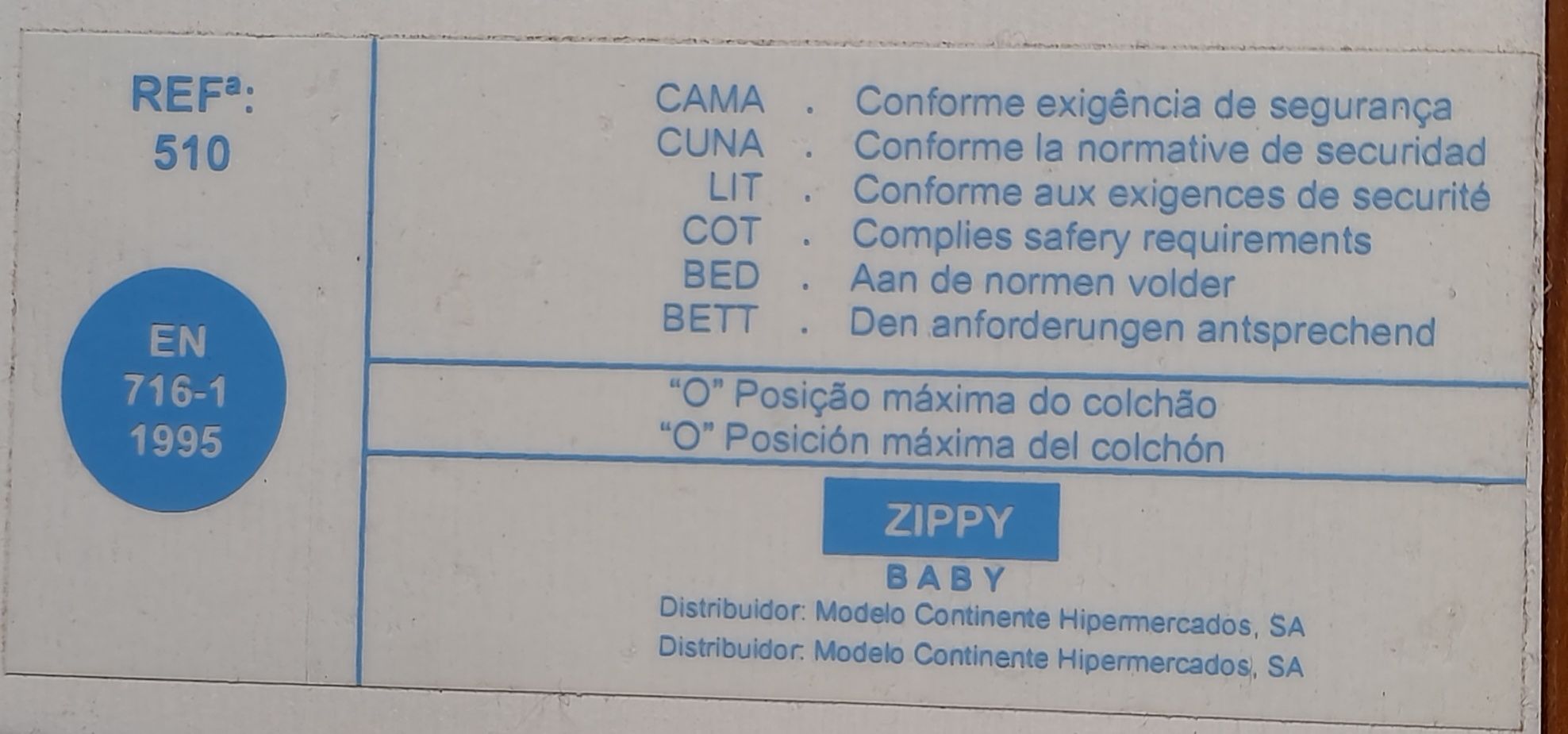 Cama de bebé Zippy Baby