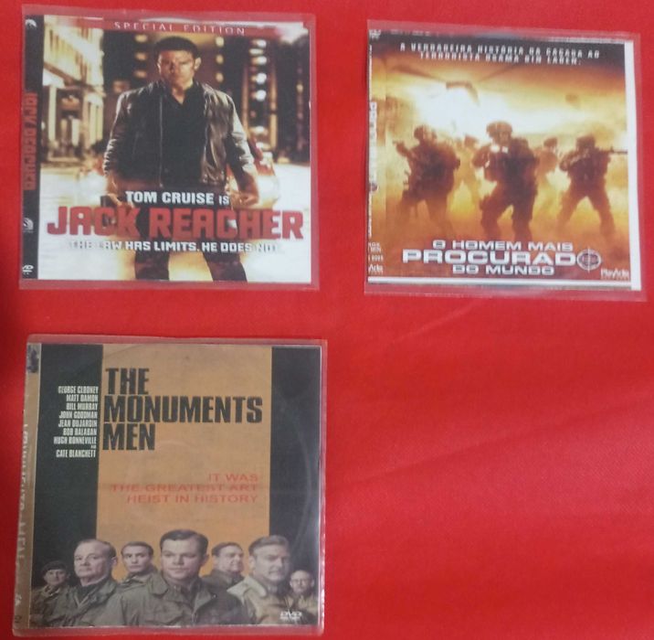 Filmes DVD vários (2 euros cada).
