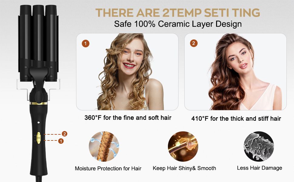 Lokówka 5 w 1, zestaw lokówek janelove 120W